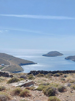 Αγροτεμάχιο 16000 τ.μ. με πανοραμική θέα στη θάλασσα στην Κύθνο, Κυκλάδες