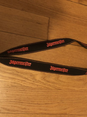 Διαφημιστικό κορδόνι λαιμού Jagermeister vintage σαν καινούργιο, 90-100εκ