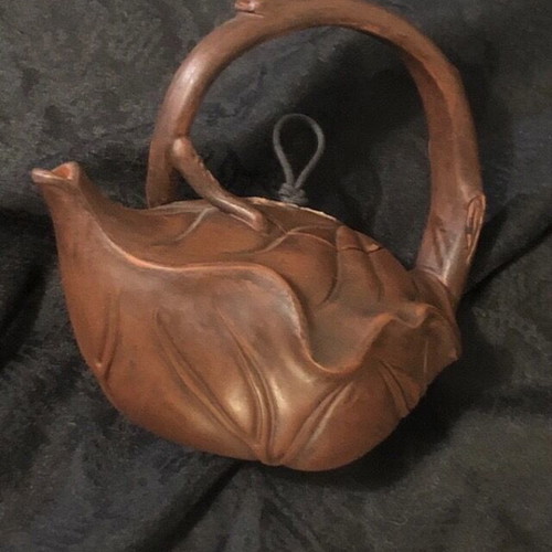 Ceramic handmade vintage Tibet teapot like new