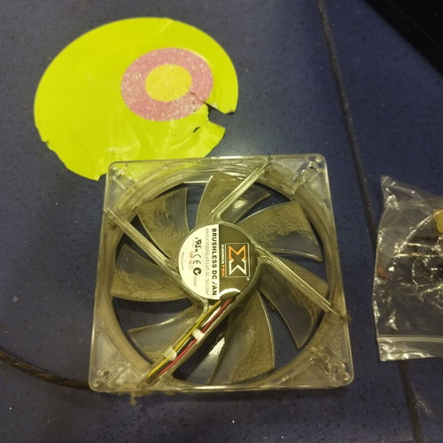 Xigmatek Brushless DC 12V ATX computer case fan used