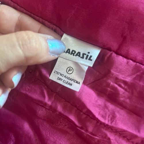 Marasil girls coat fuchsia used, size 18M-86cm