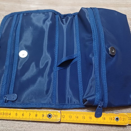 Air France travel toiletry bag used, nylon