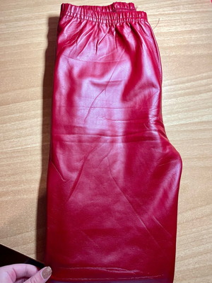 Leatherette leggings like new, size M / 38 / 10