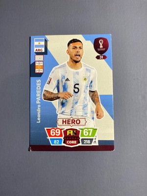 PAREDES κάρτα FIFA World Cup 2022 panini μέτρια κατάσταση