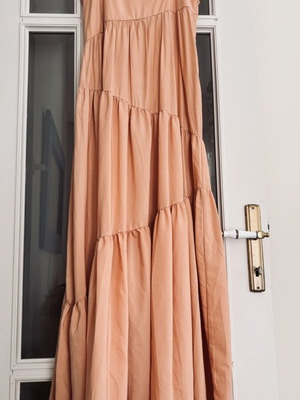 Maxi dress BSB Jeans used, peach color, size XS