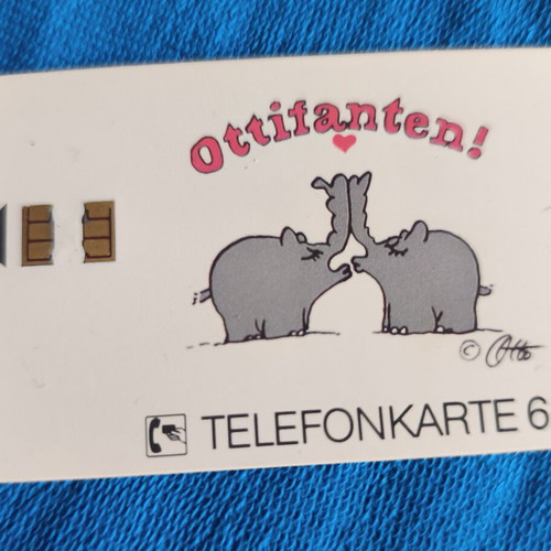 German phone card used