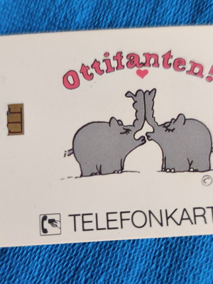 German phone card used