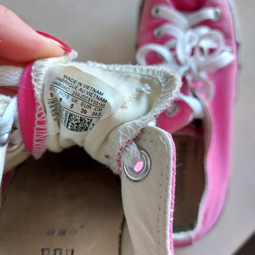 Converse All Stars pink used, size 39