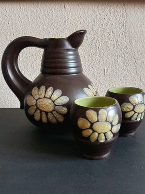 Vintage ceramic set of 3 pieces like new