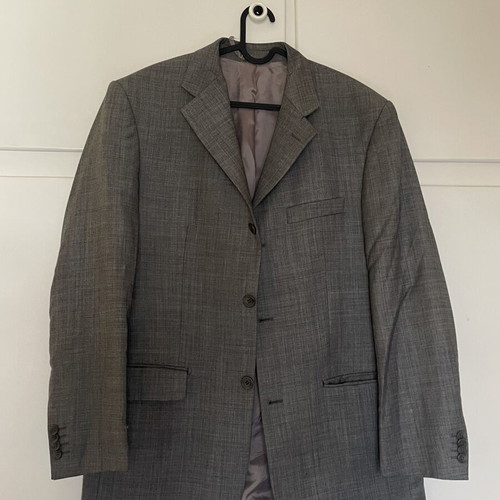 Berto Lucci jacket used, size L, black and grey
