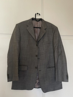 Berto Lucci jacket used, size L, black and grey