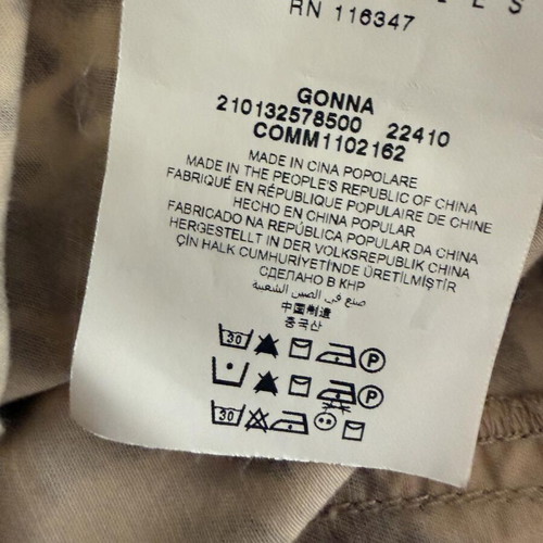 Henry Cottons skirt XL (48) like new, beige brown
