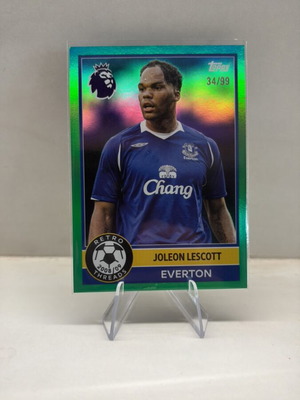 25/26 Topps Premier League Joleon Lescott Everton Retro Threads card new