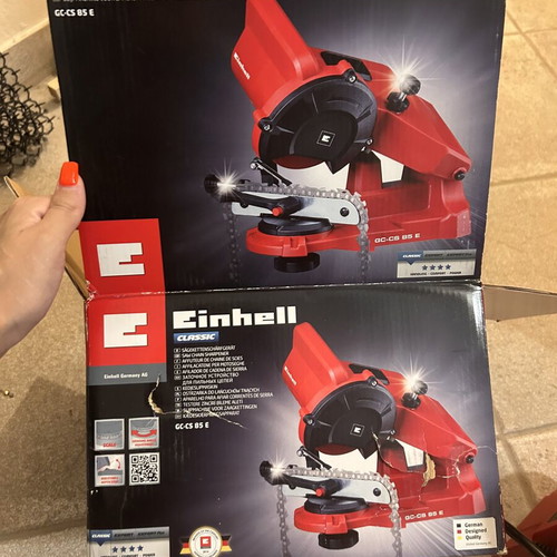 Einhell GC CS 85 E Chainsaw Sharpening Device like new