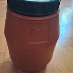Plastic container used, 3 liters