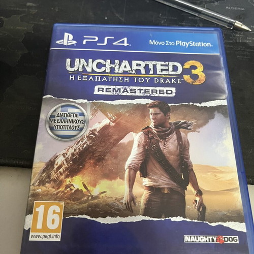 Uncharted 3 Remastered PS4 game