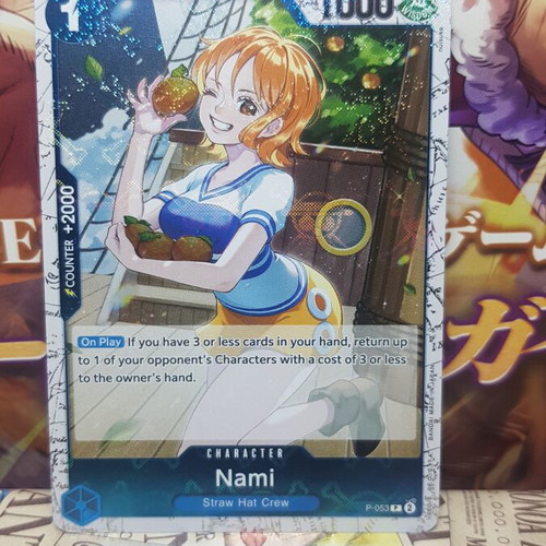 One Piece Nami Card near mint