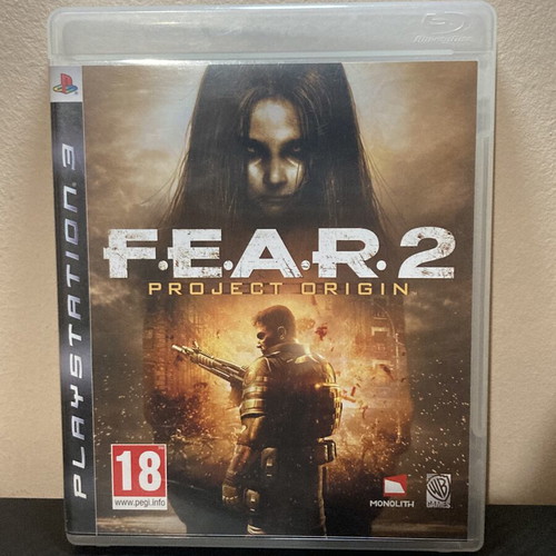 F.E.A.R. 2 PS3 game used, full set with minor scratches