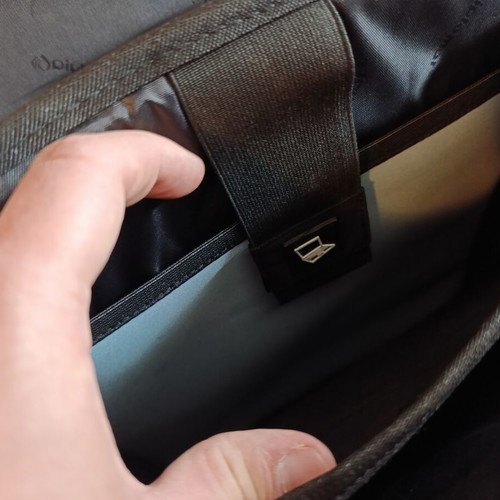 Diplomat Briefcase used with laptop compartment, black