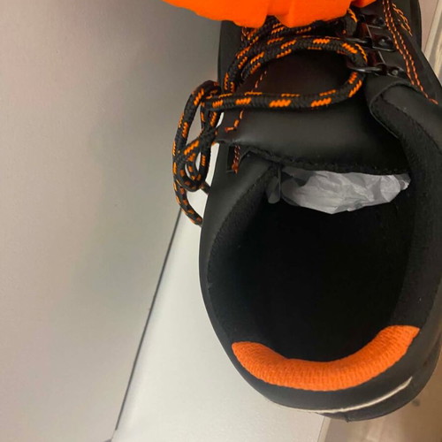 Pallstar Viper work shoes, black and orange, size 36