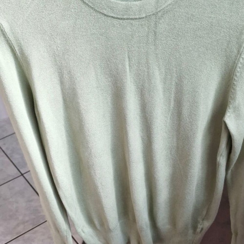 Zara long-sleeve blouse green like new, Large with studs