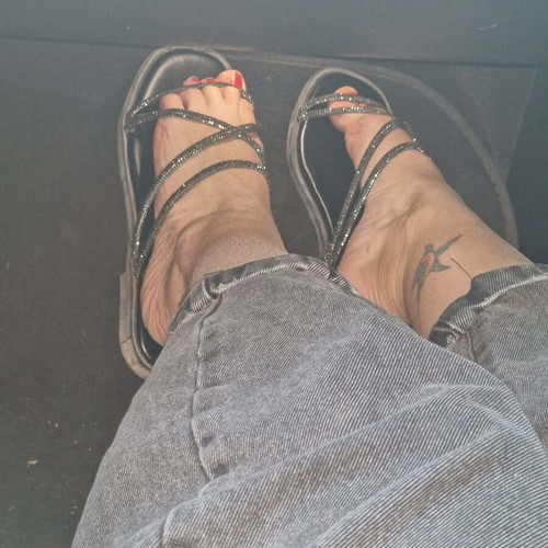 Sandals size 38, like new, black