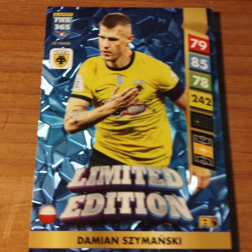 Panini limited edition Szymanski small sticker like new