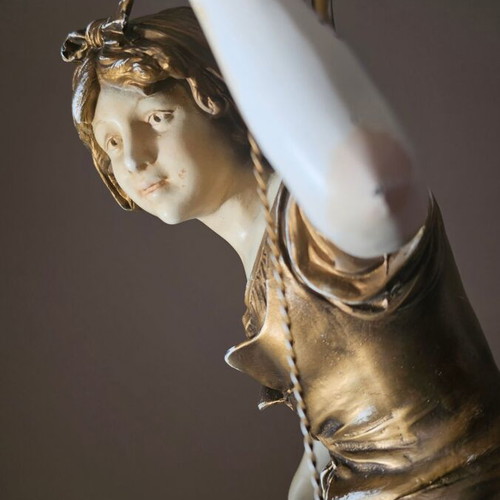 Auguste Moreau table lamp used