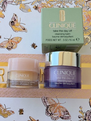 Clinique Moisture Surge and Take The Day Off mini set new