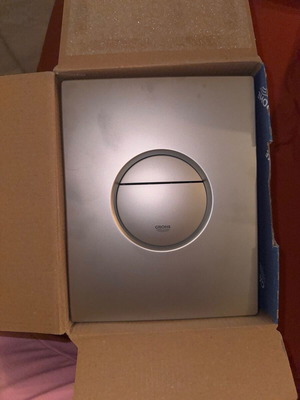 Grohe Nova Cosmopolitan flush plate for toilet