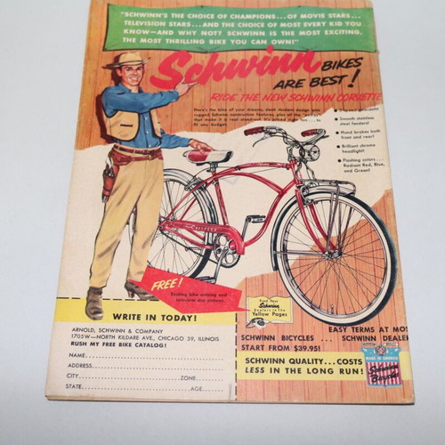 The Lone Ranger #120 comic book used, Dell Comics June 1958