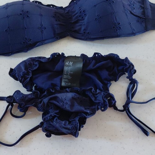 Μαγιό H&M καινούργιο, σκούρο μπλε, μέγεθος 40