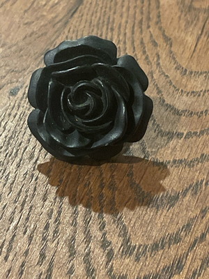 Black Rose Ring used with wear