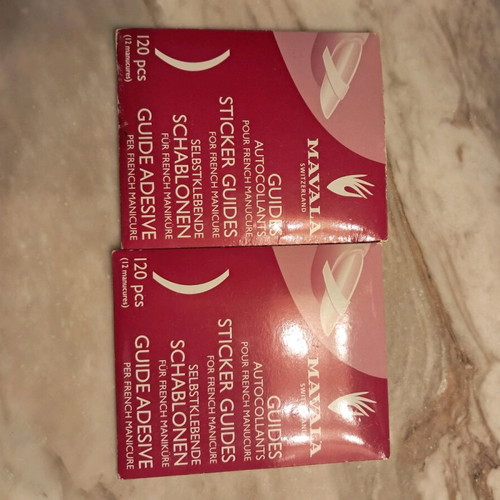 Mavala French manicure tapes like new, two packs