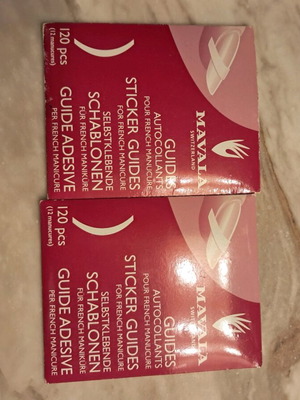 Mavala French manicure tapes like new, two packs