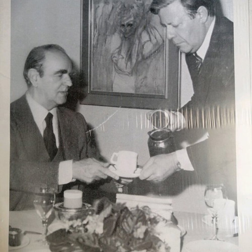 Karamanlis rare double engraving sealed special edition