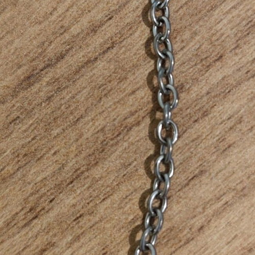 Guess Steel necklace new, silver stainless steel heart pendant