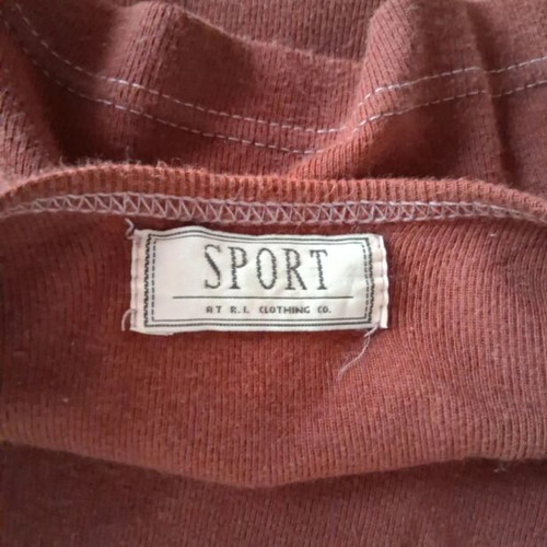 Vintage crop top 100% cotton like new, brown, sizes L and XL