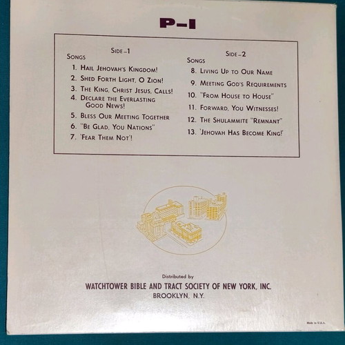 Vinyl records like new, pack of 10 with religious songs