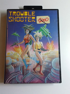 Trouble Shooter Sega Mega Drive game used with case