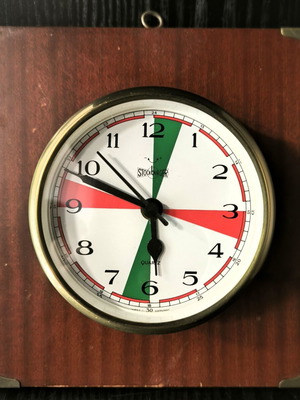 Stockburger Μπρούτζινο Ναυτικό Ρολόι Τοίχου Μεταχειρισμένο