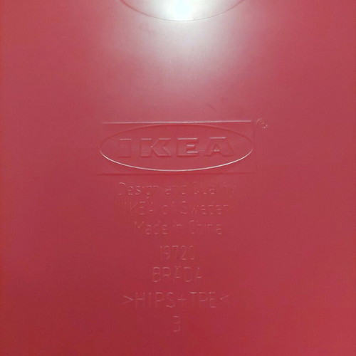 IKEA laptop stand like new, fuchsia color