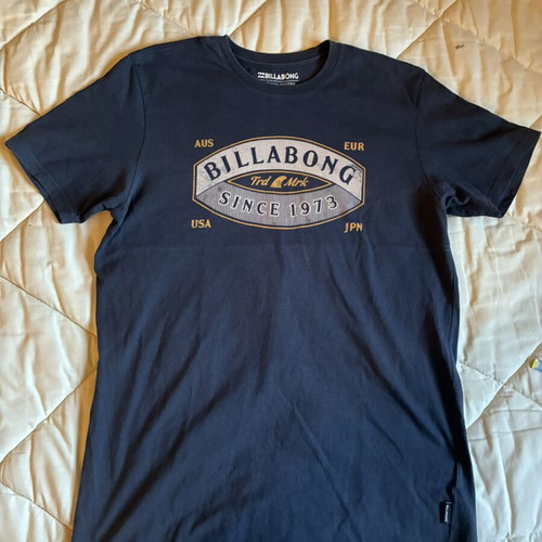 Billabong Men's Navy Blue Graphic T-Shirt XL like new, 100% cotton