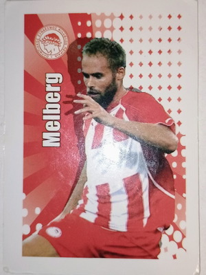 Olof Mellberg Olympiakos collectible card