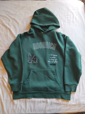 Hoodrich sweatshirt size S like new, green