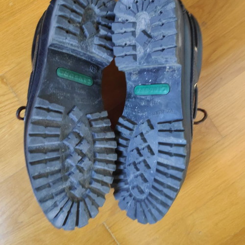 Canguro Original men's leather shoes used, black