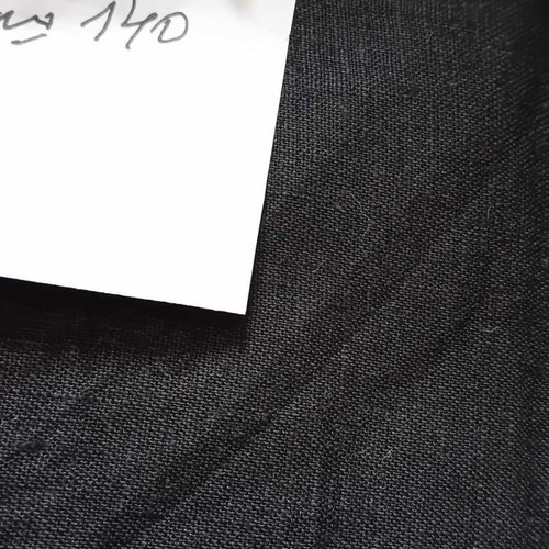 Piece of summer thin fabric new, black, 110x140 cm
