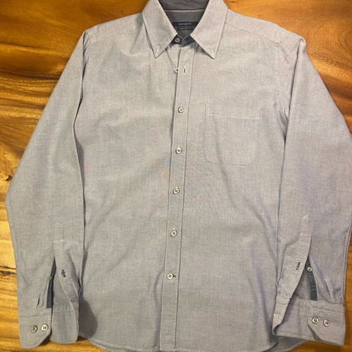 Manetti Men's Shirt Medium Like New Blue