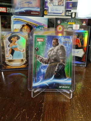 2025 Topps Marvel Studios Chrome M'Baku Green Refractor Black Panther card new