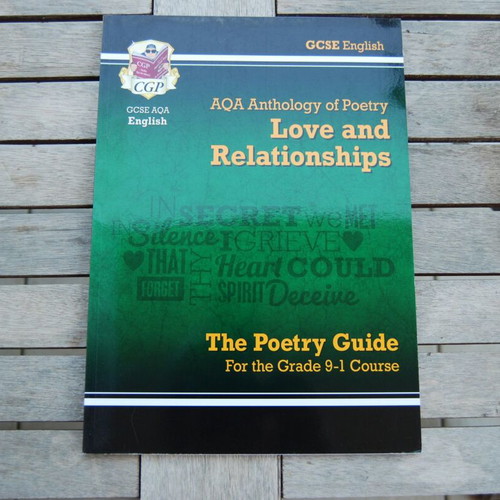 AQA Anthology of Poetry Love and Relationships book like new